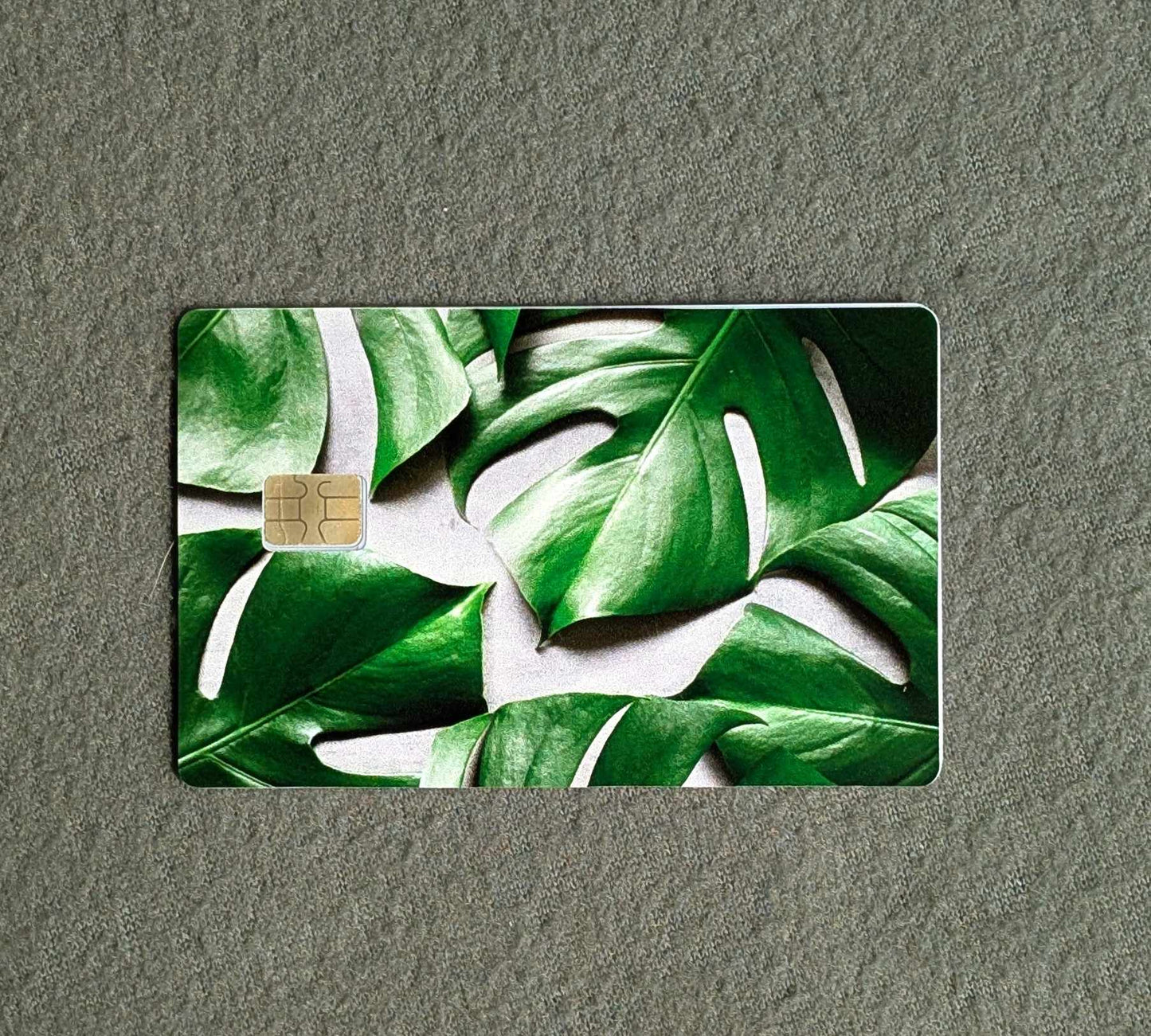 Monstera Credit/Debit Card Sticker, Skin, Cover