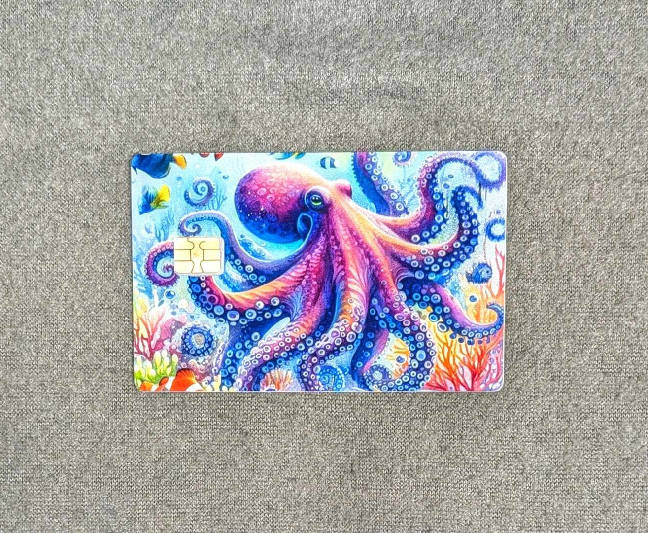 Octo Credit/Debit Card Sticker, Skin, Cover
