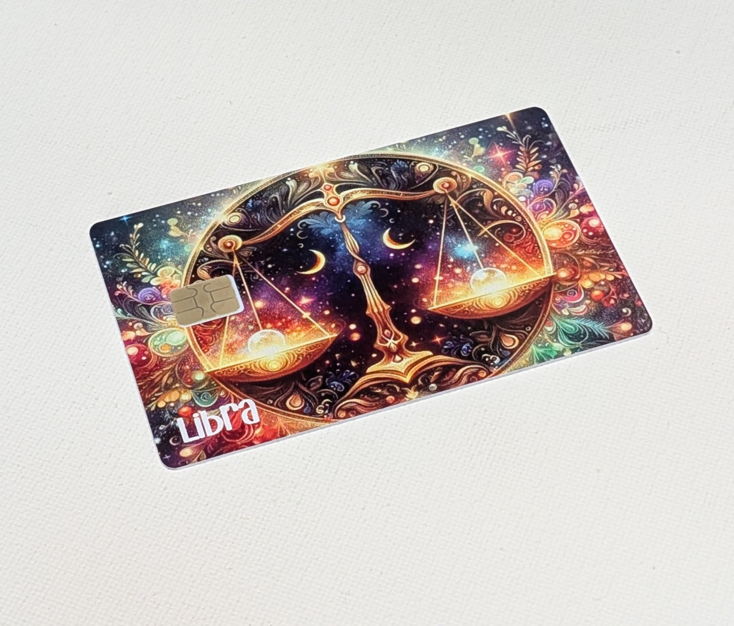 Libra Zodiac Sign Credit/Debit Card Sticker, Skin, Cover