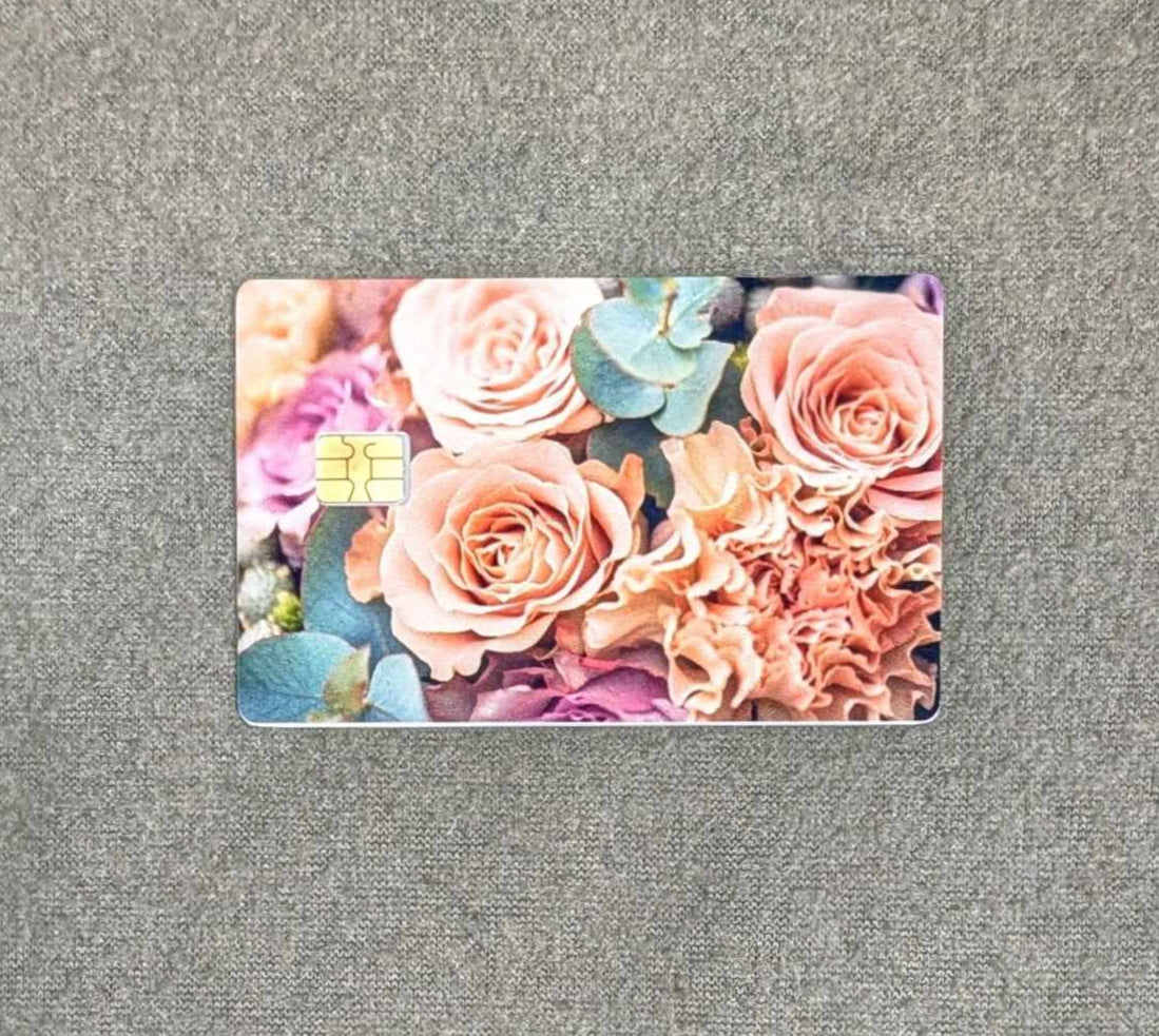 Bouquet Credit/Debit Card Sticker, Skin, Cover