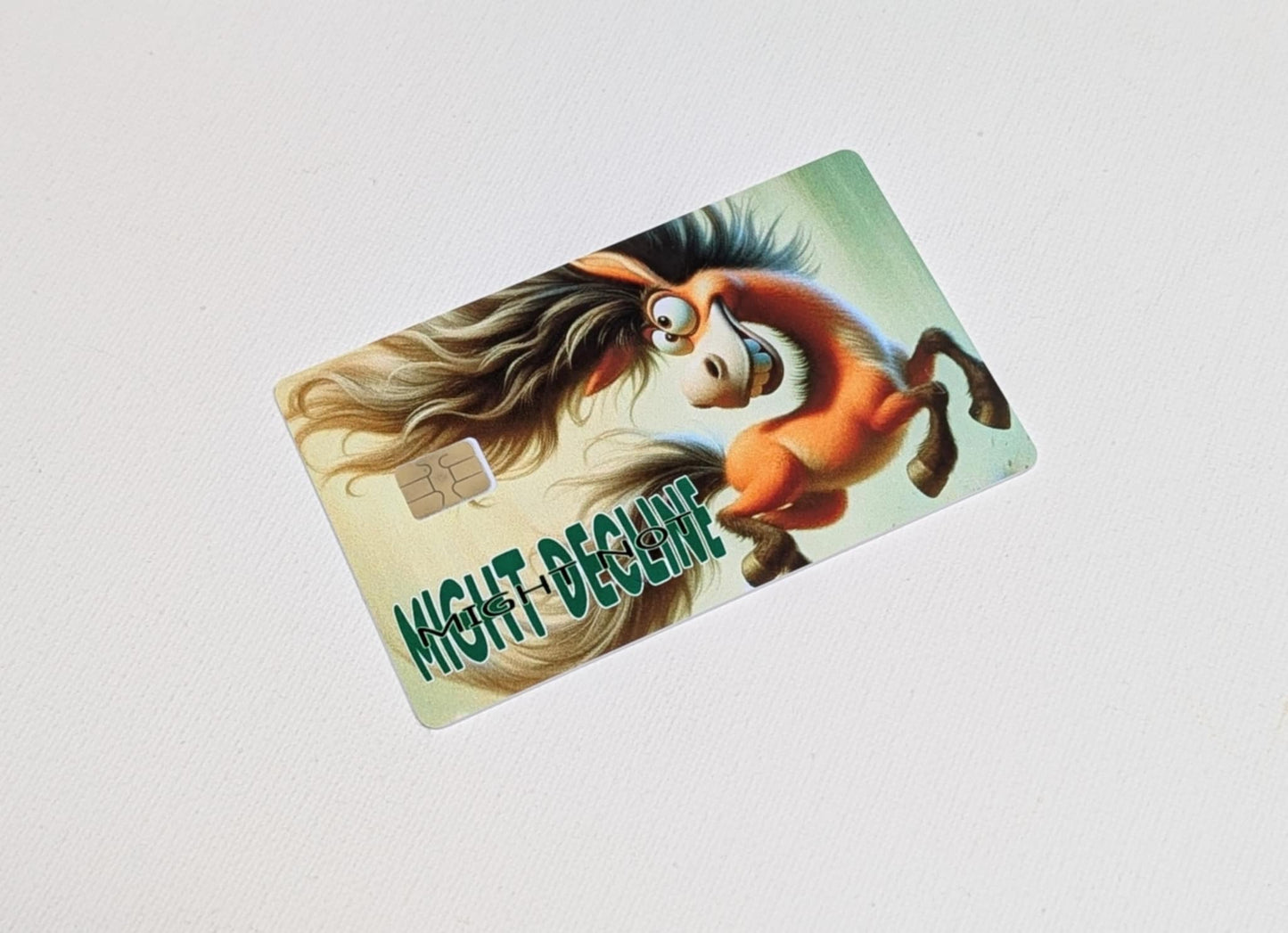 Bullseye Might Decline Might Not Credit/Debit Card Sticker, Skin, Cover