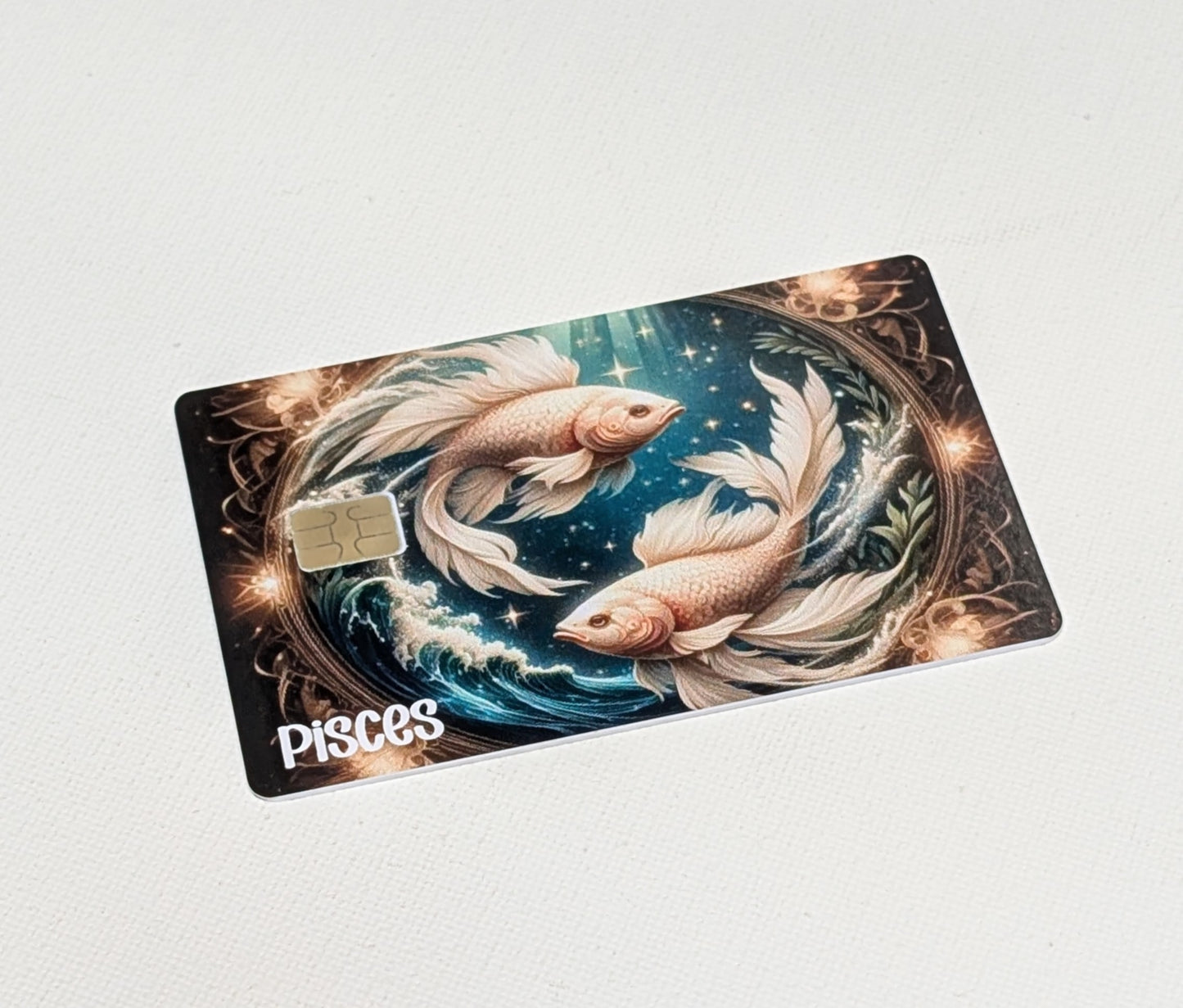 Pisces Zodiac Sign Credit/Debit Card Sticker, Skin, Cover