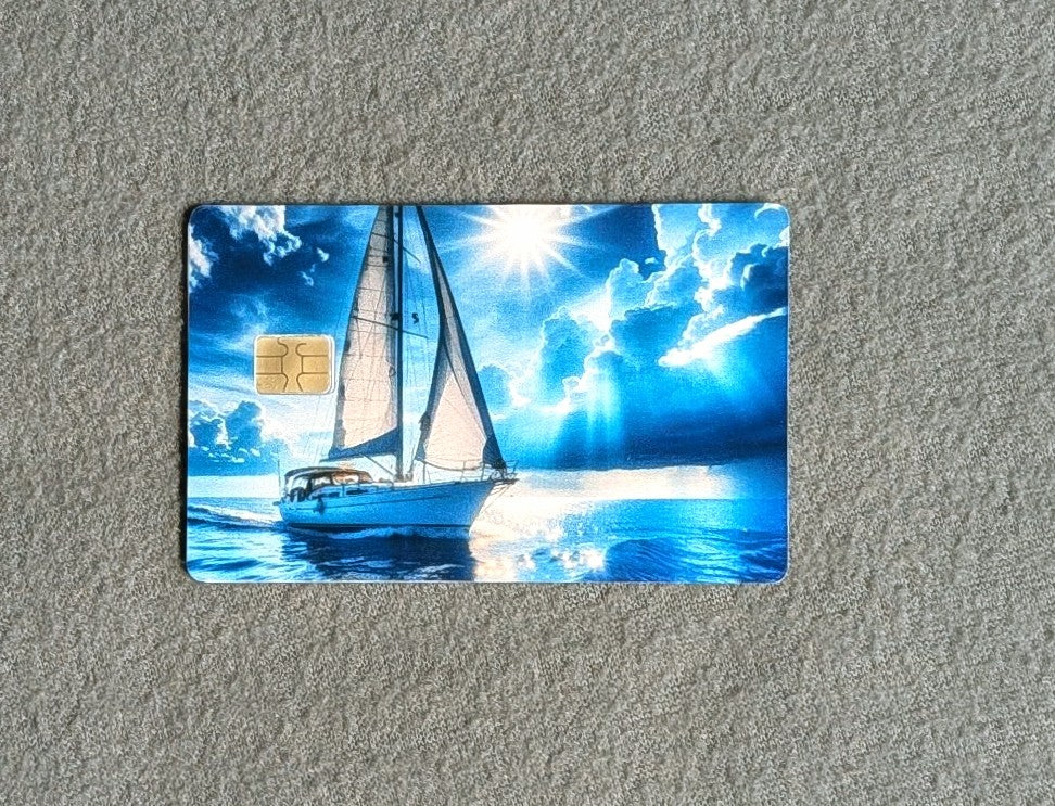 Sail Away Credit/Debit Card Sticker, Skin, Cover