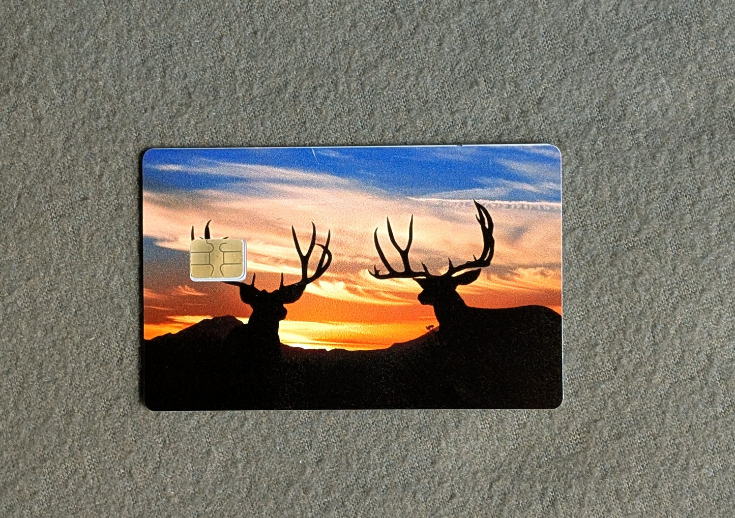 Sunset Bucks Credit/Debit Card Sticker, Skin, Cover