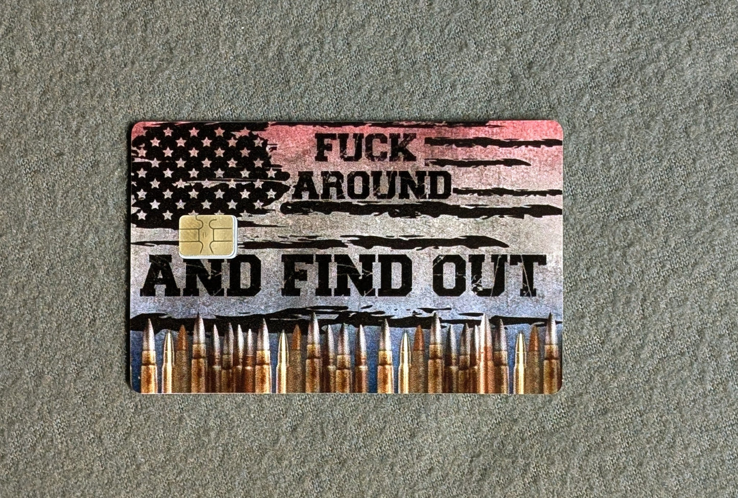F.A.F.O. #55 Card Protector Sticker, Overlay, Decorative Only