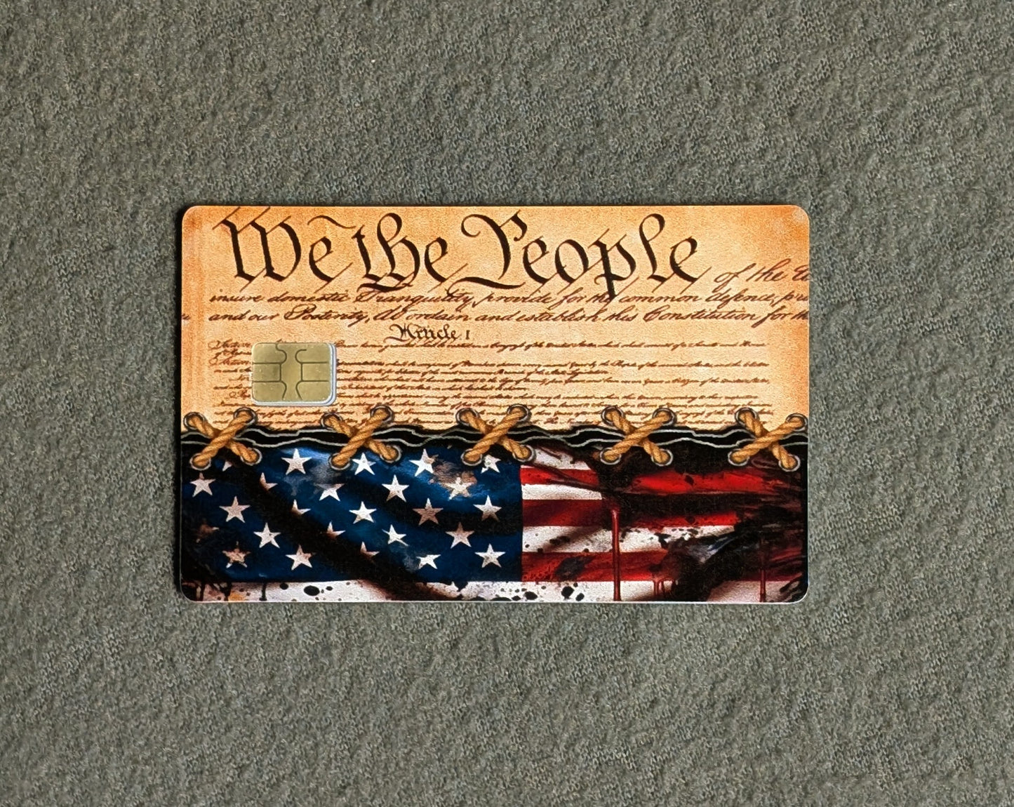 We the People Credit/Debit Card Sticker, Skin, Cover