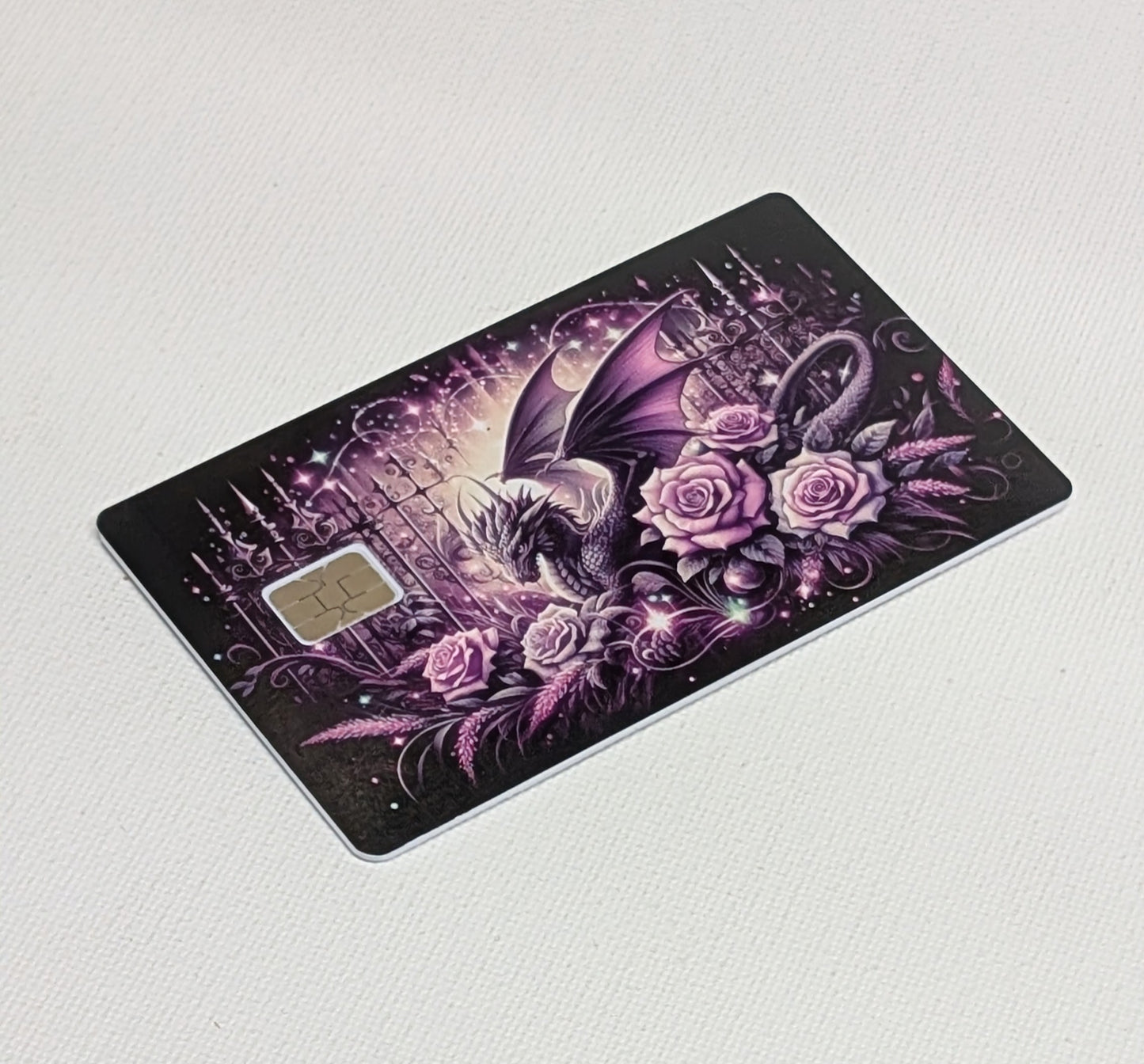 Purple Dragon Credit/Debit Card Sticker, Skin, Cover