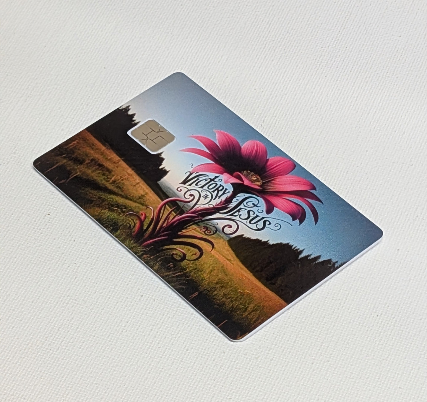 Victory in Jesus Credit/Debit Card Sticker, Skin, Cover