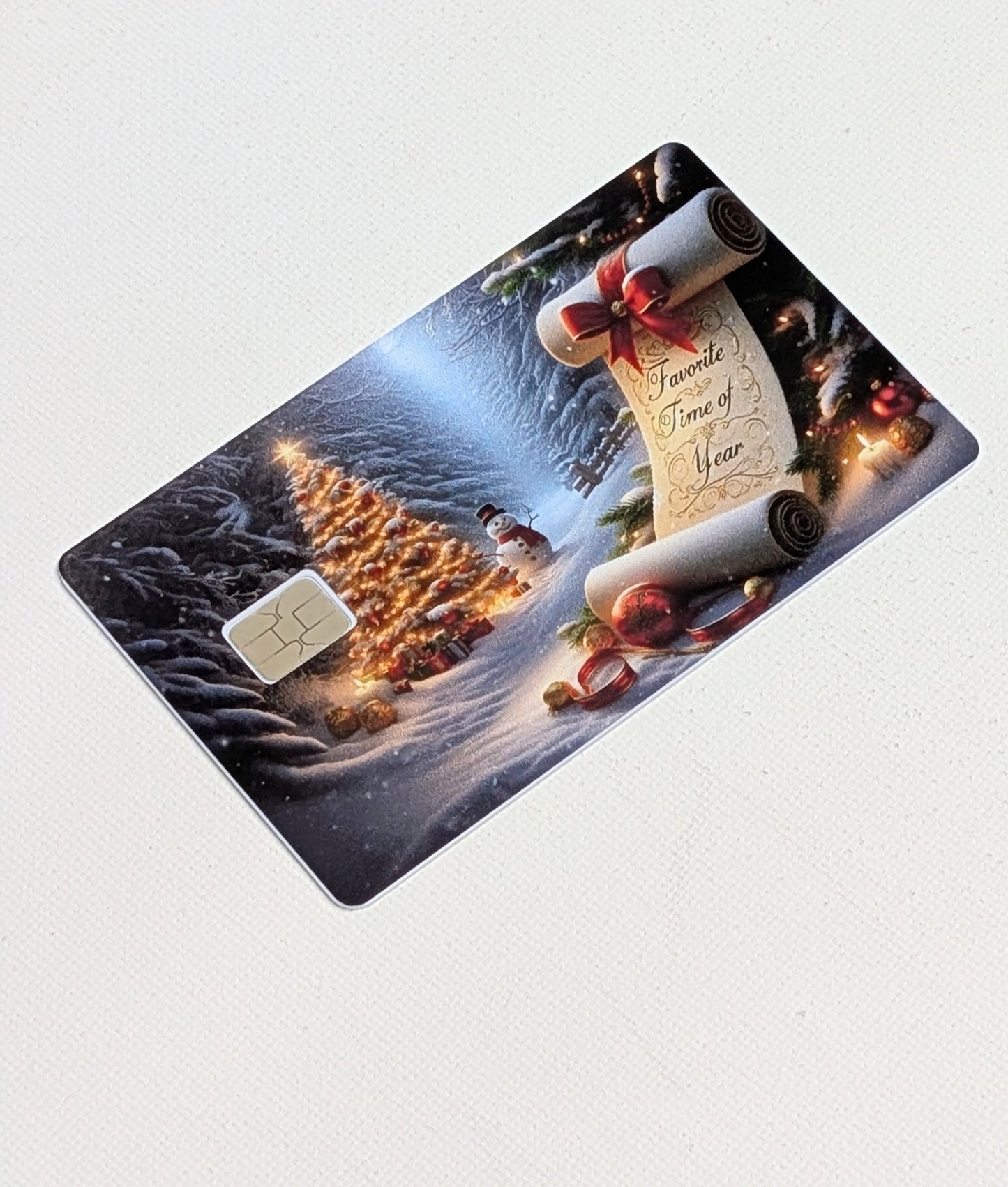 Favorite Time of Year Credit/Debit Card Sticker, Skin, Cover