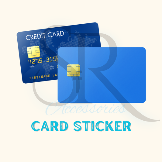 #114 Card Protector Sticker, Overlay, Decorative Only