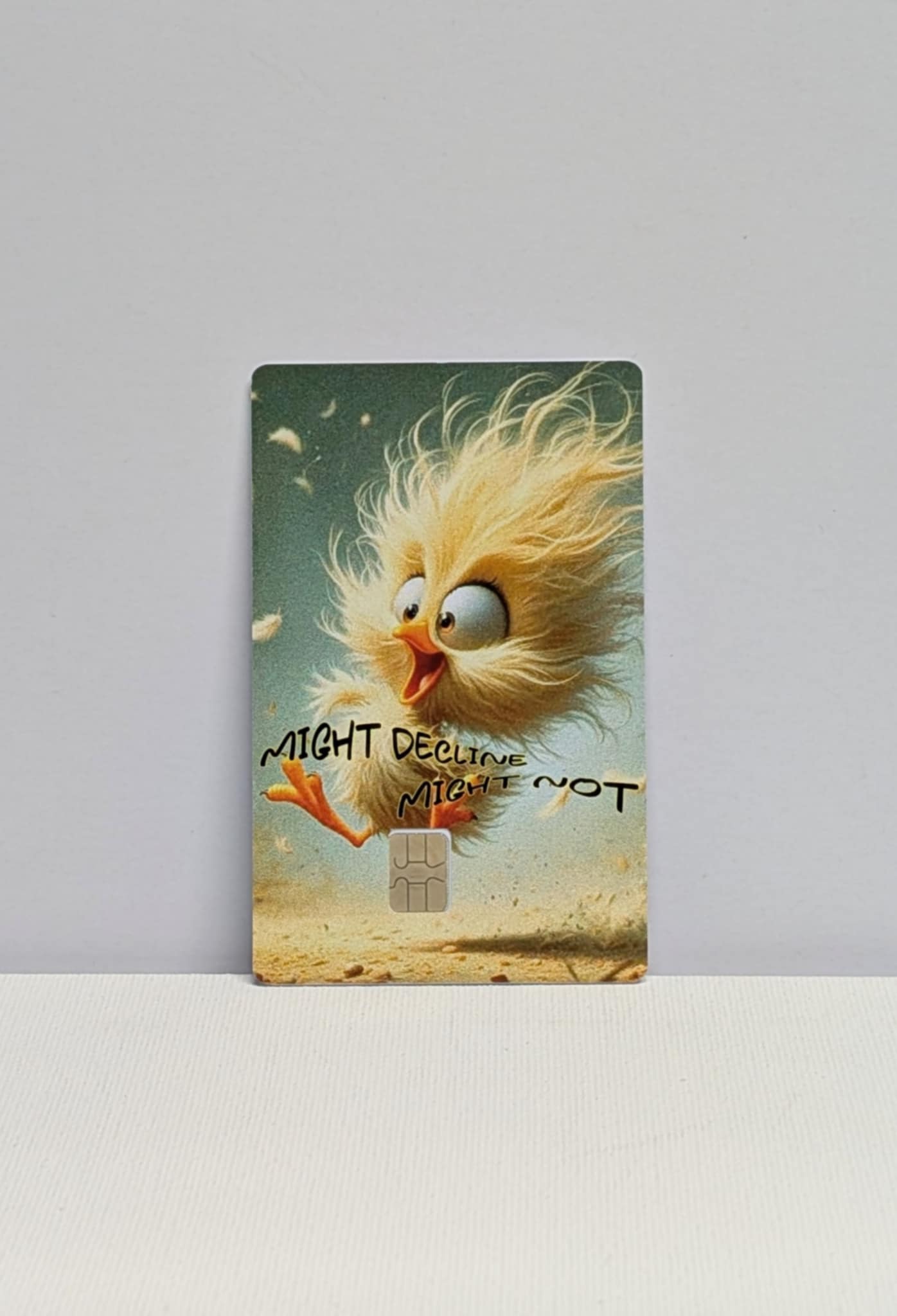 Spaz Might Decline Might Not Credit/Debit Card Sticker, Skin, Cover