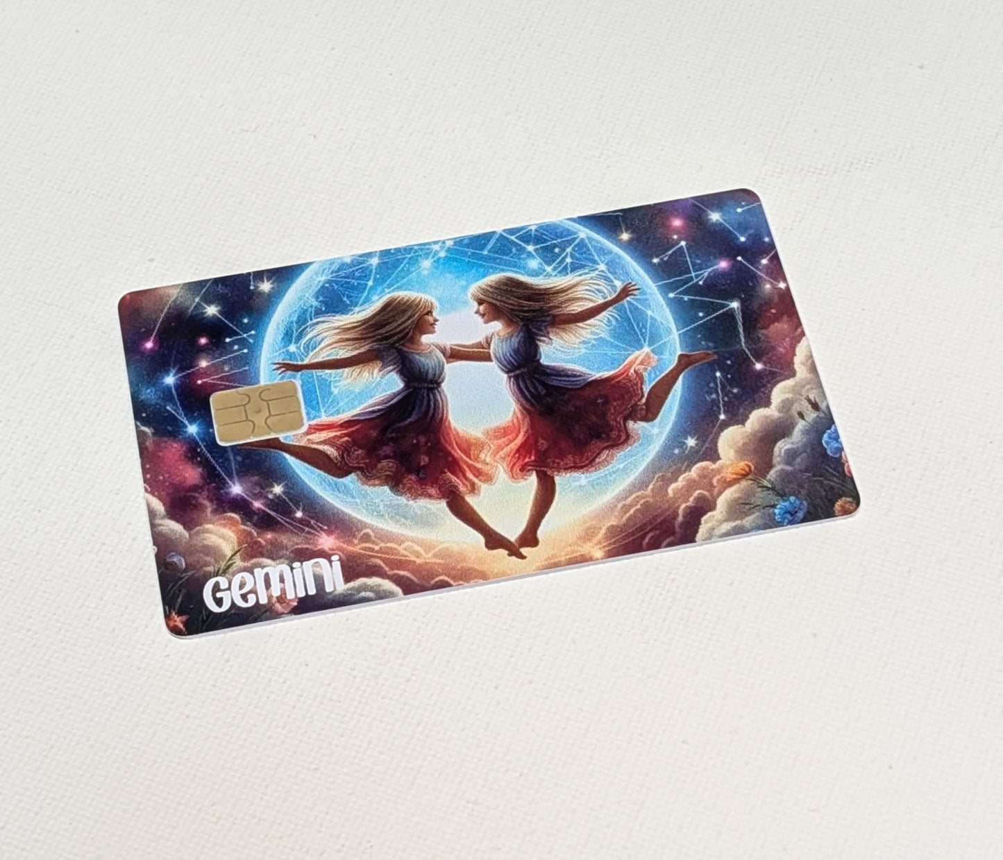 Gemini Zodiac Sign Credit/Debit Card Sticker, Skin, Cover