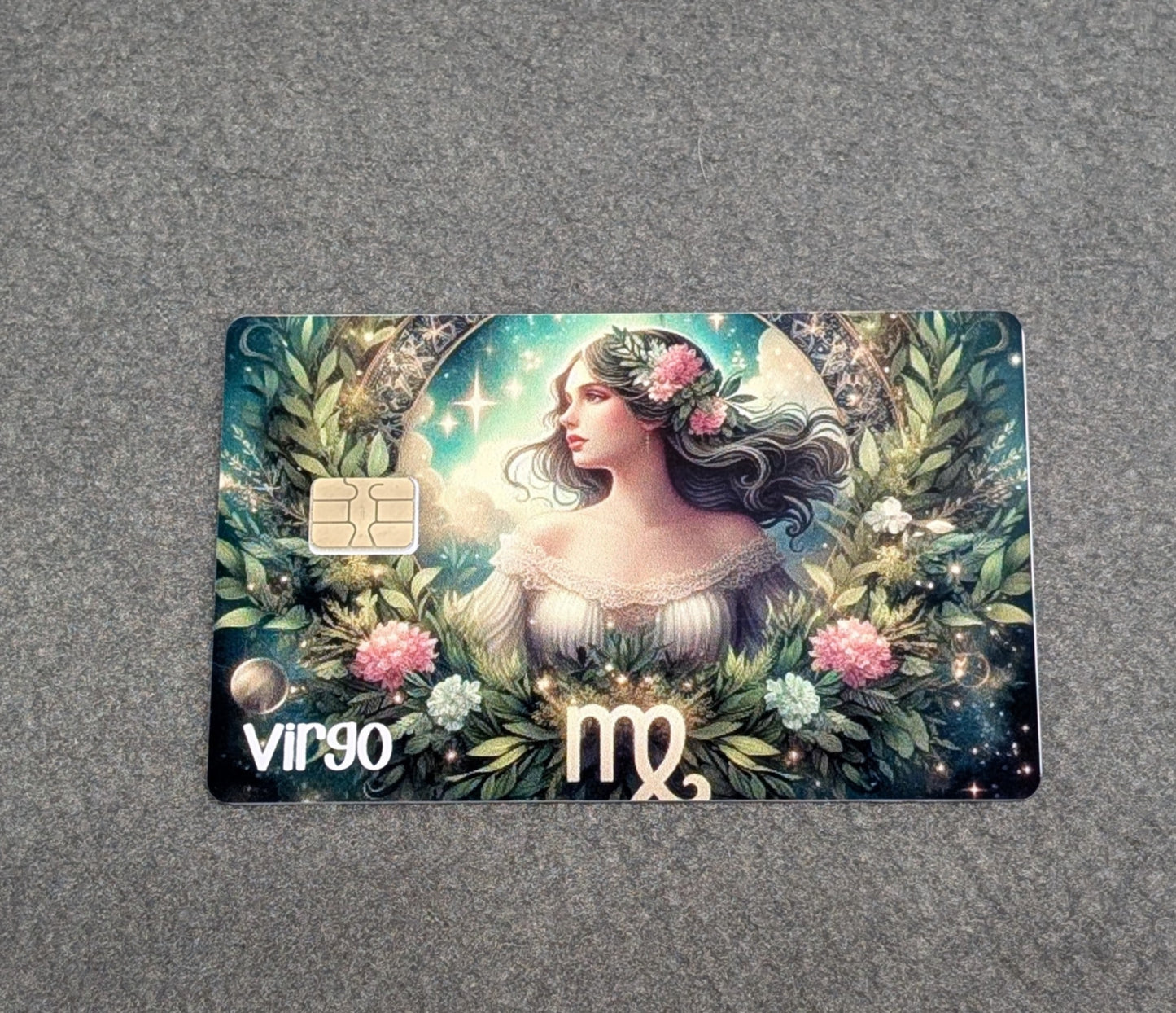 Virgo Zodiac Sign Credit/Debit Card Sticker, Skin, Cover