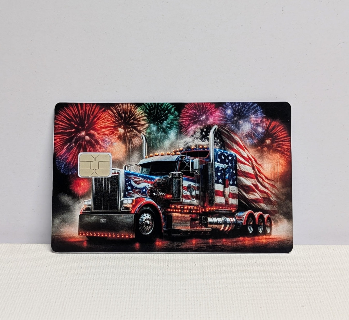 The All-Night Truck Driver Card Sticker, Skin, Cover