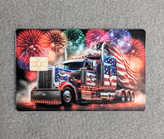 The All-Night Truck Driver Card Sticker, Skin, Cover