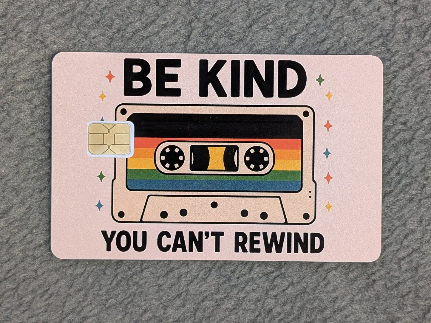 Be Kind #102 Card Protector Sticker, Overlay, Decorative Only