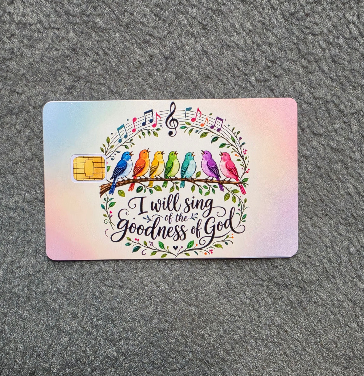 Sing the Goodness of God #108 Card Protector Sticker, Overlay, Decorative Only