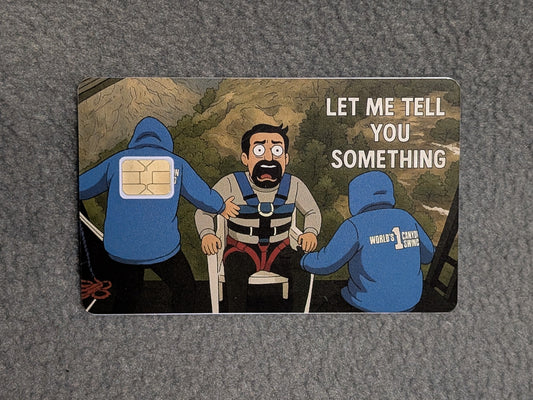 Let me tell you Something #11 Card Protector Sticker, Overlay, Decorative Only