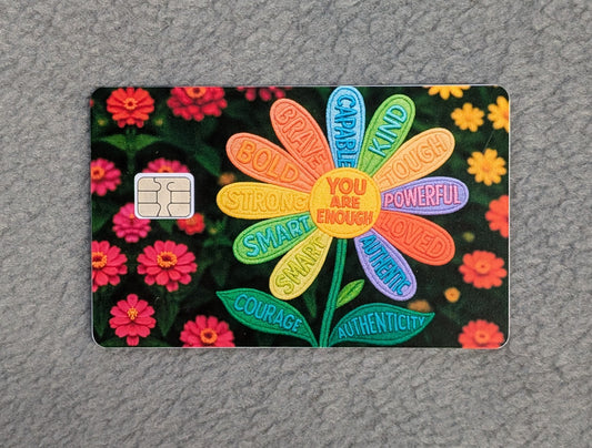 Inspiration #124 Card Protector Sticker, Overlay, Decorative Only