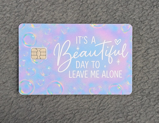 Beautiful Day #125 Card Protector Sticker, Overlay, Decorative Only