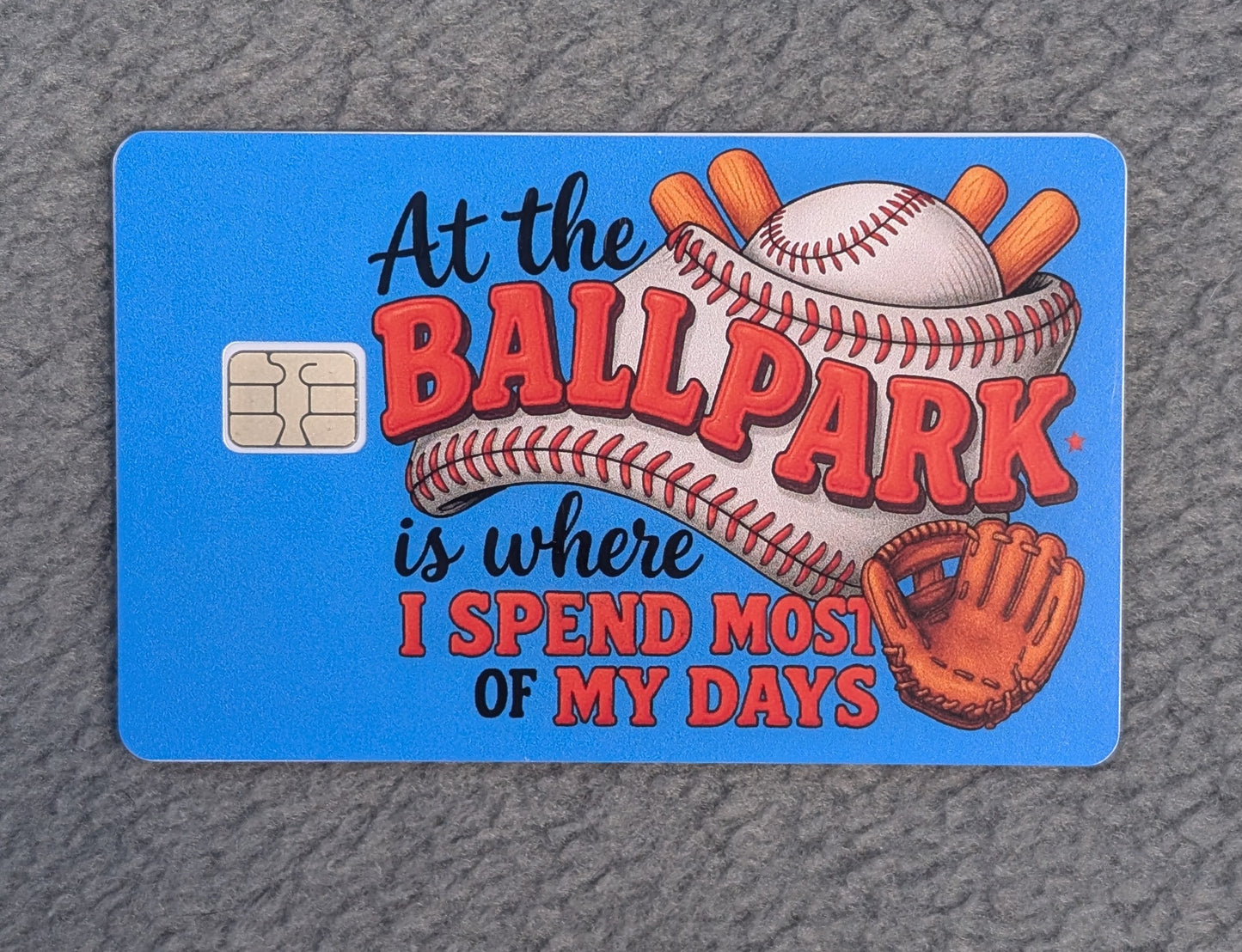 Baseball Mama #127 Card Protector Sticker, Overlay, Decorative Only