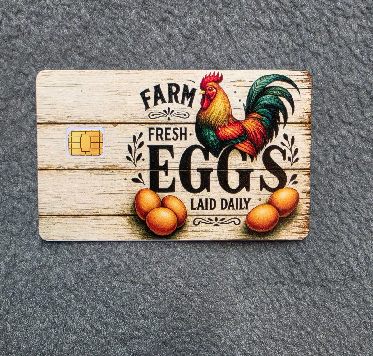 Farm Eggs #127 Card Protector Sticker, Overlay, Decorative Only