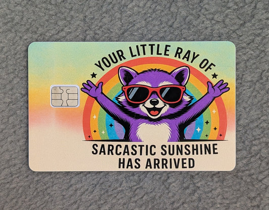 Ray Of Sunshine #131 Card Protector Sticker, Overlay, Decorative Only