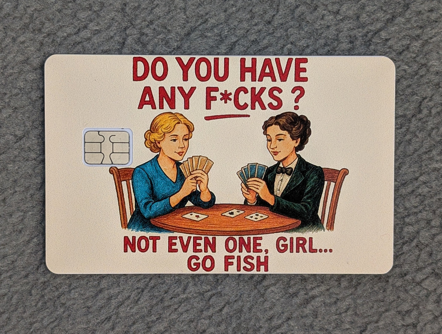 Go Fish #132 Card Protector Sticker, Overlay, Decorative Only
