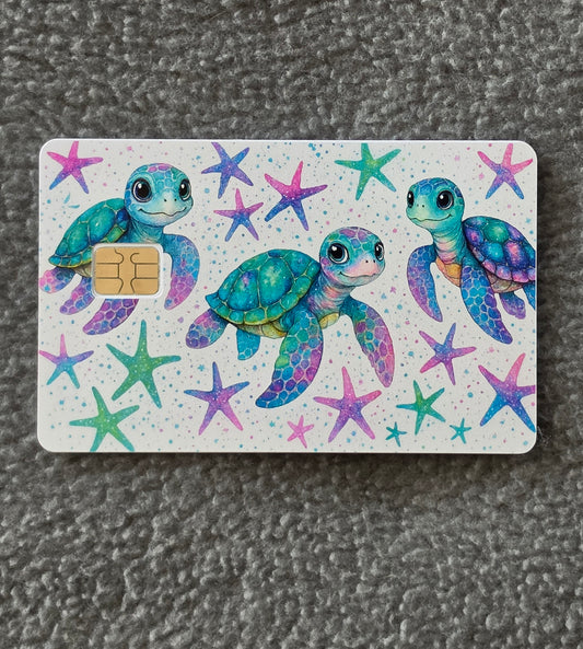 Star Turtle #133 Card Protector Sticker, Overlay, Decorative Only