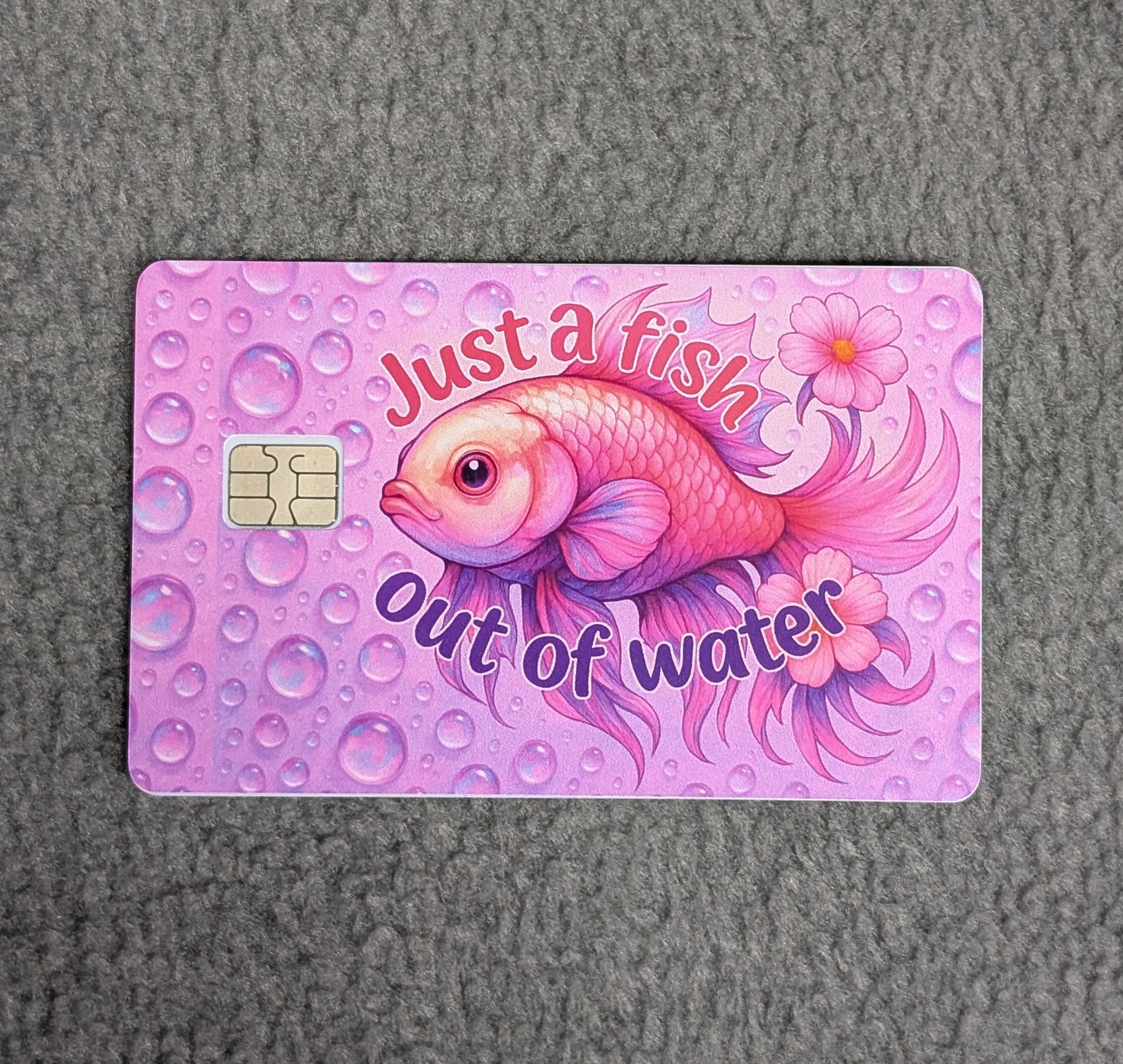 Fish Out of Water #142 Card Protector Sticker, Overlay, Decorative Only