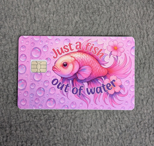 Fish Out of Water #142 Card Protector Sticker, Overlay, Decorative Only