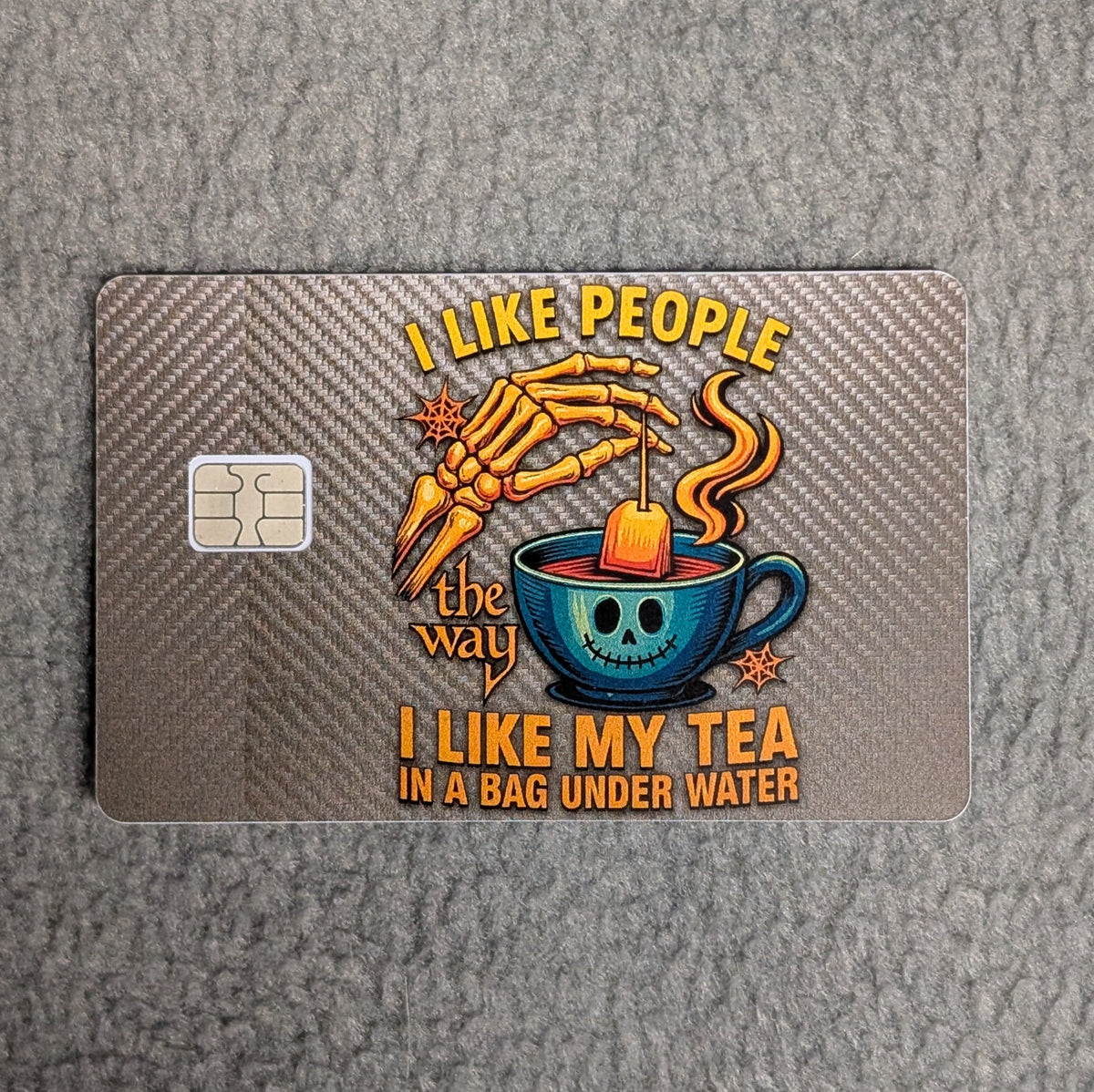 Tea and People #148-R-2027 Card Protector Sticker, Overlay, Decorative Only