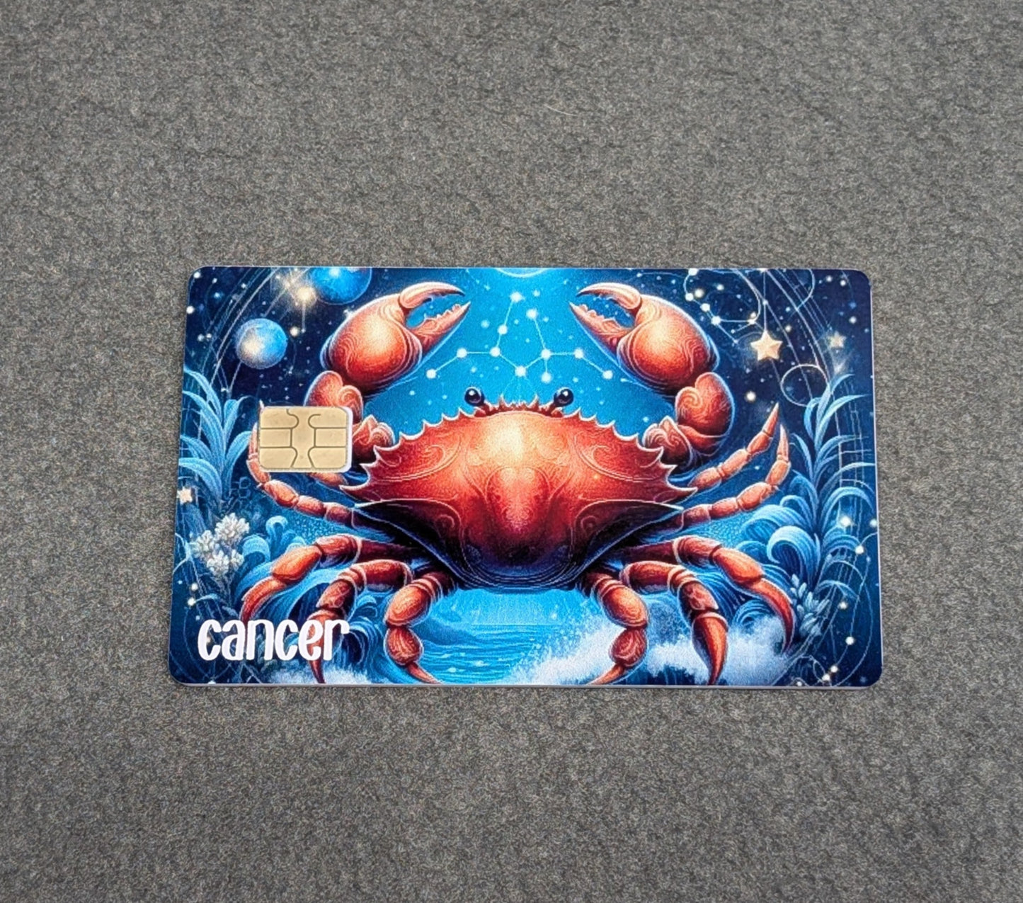 Cancer Zodiac Sign Credit/Debit Card Sticker, Skin, Cover