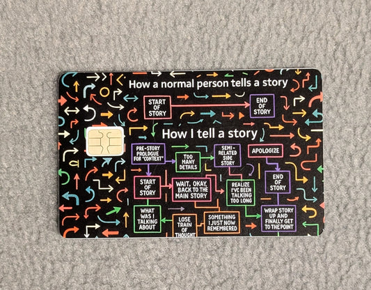 How I Tell a Story #174 Card Protector Sticker, Overlay, Decorative Only
