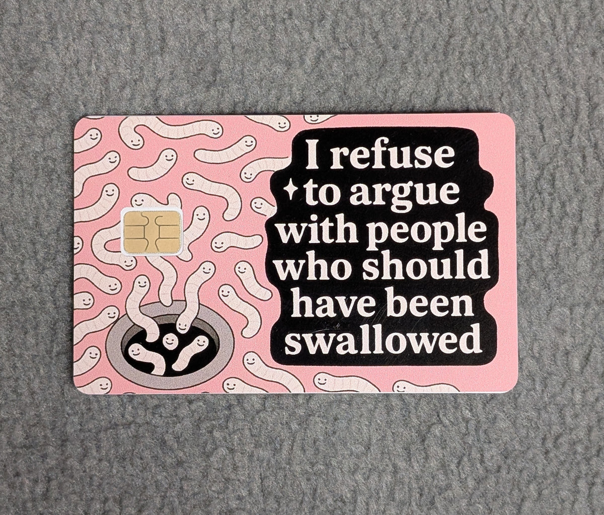 Not going to Argue #180 Card Protector Sticker, Overlay, Decorative Only