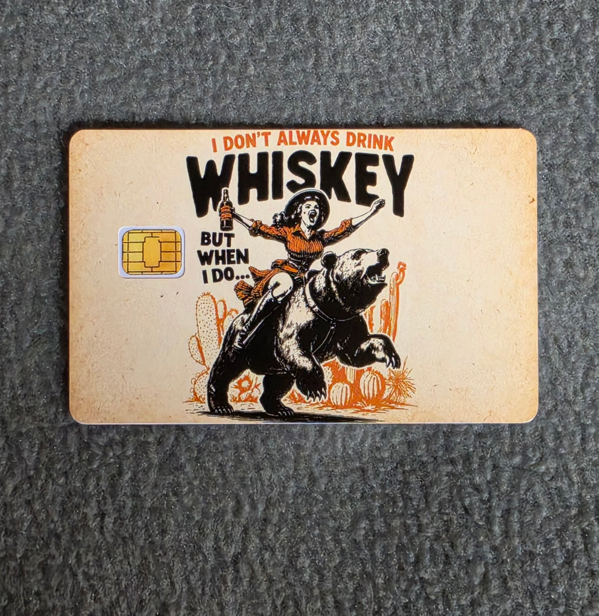 Whiskey Fun #181 Card Protector Sticker, Overlay, Decorative Only