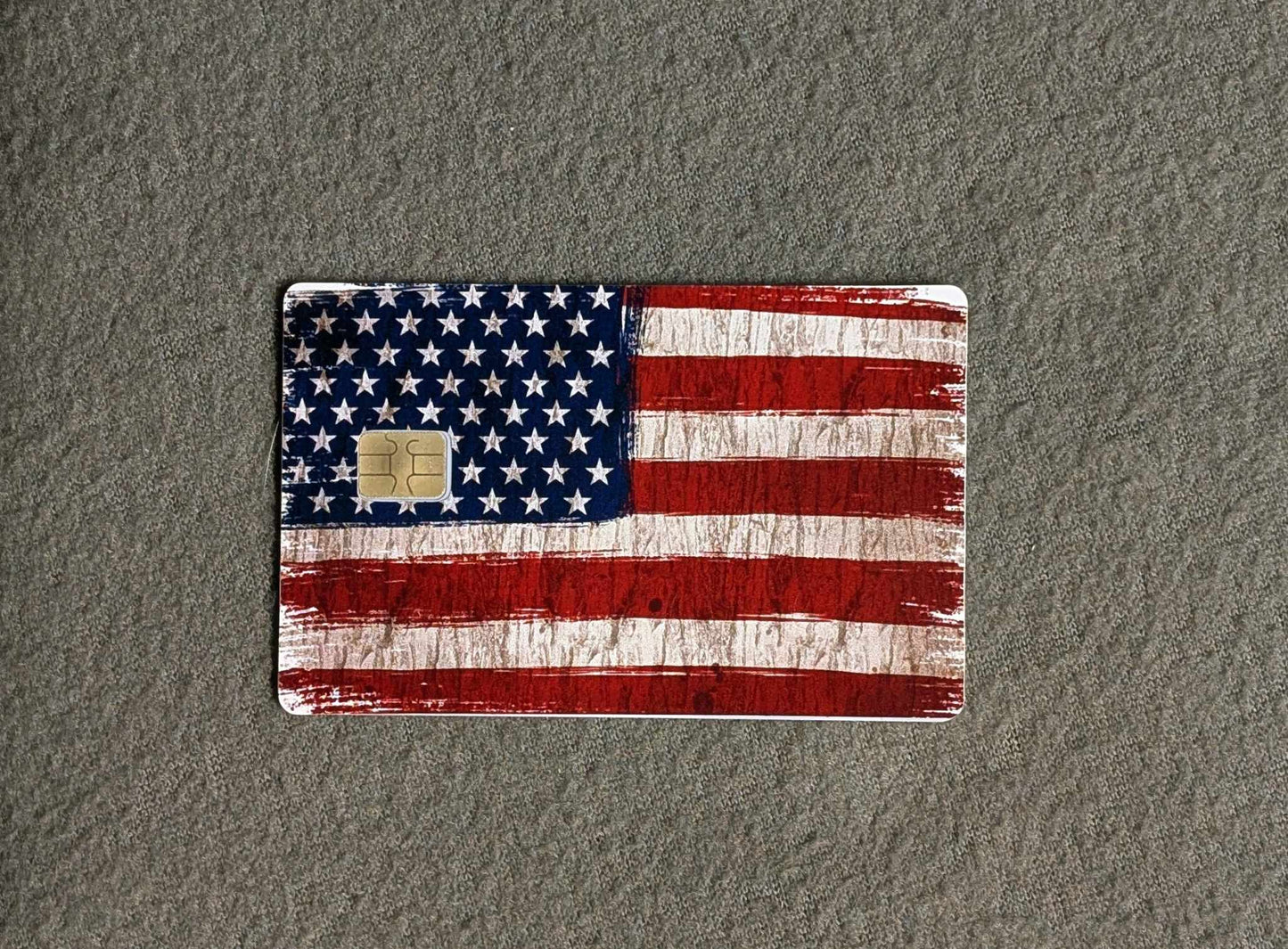 American Flag Credit/Debit Card Sticker, Skin, Cover