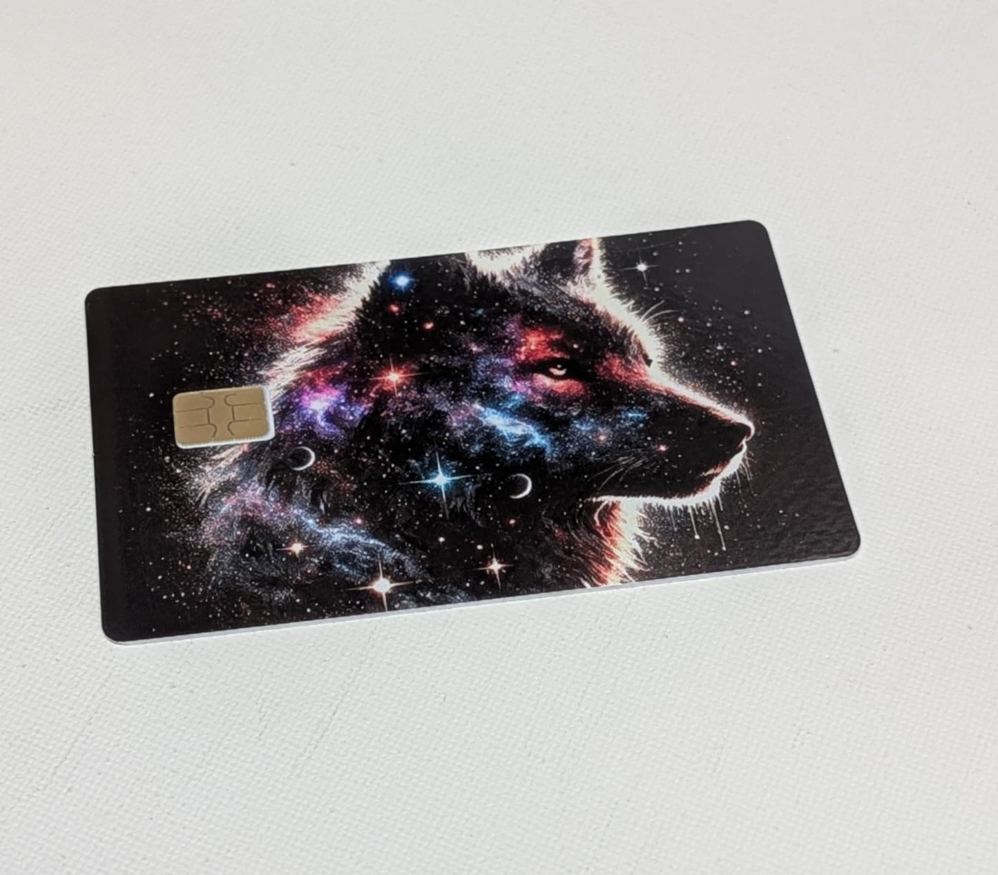 The Wolf's Constellation Credit/Debit Card Sticker, Skin, Cover