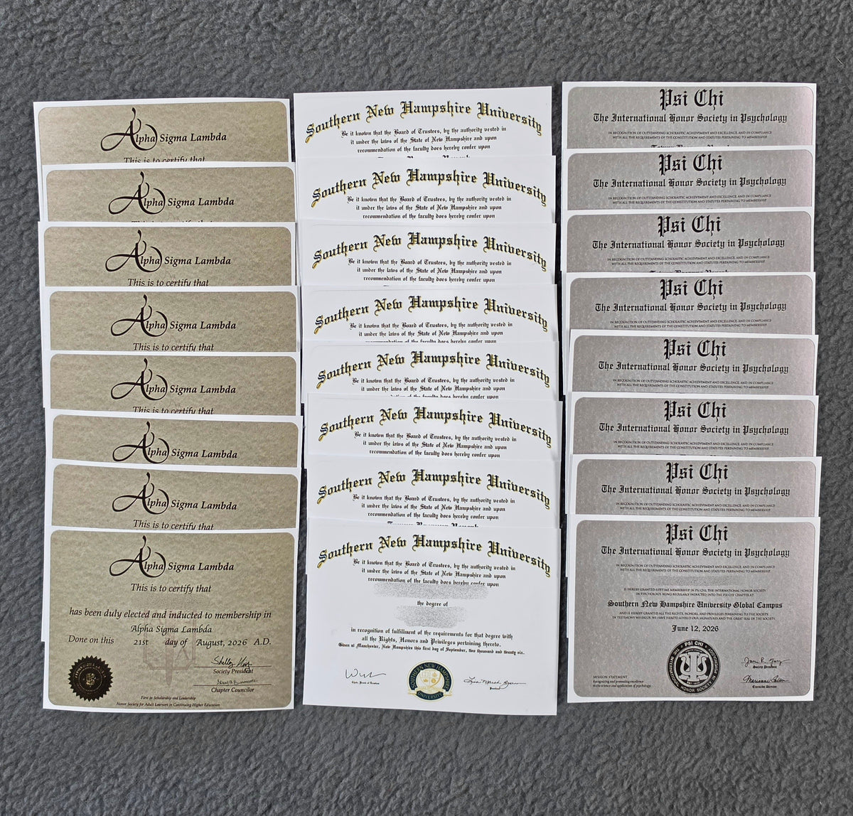 Mini Diploma / Certificate Stickers, Keepsake, Decoration
