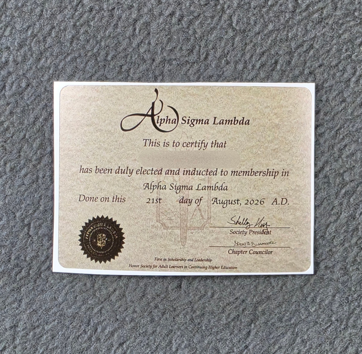 Mini Diploma / Certificate Stickers, Keepsake, Decoration