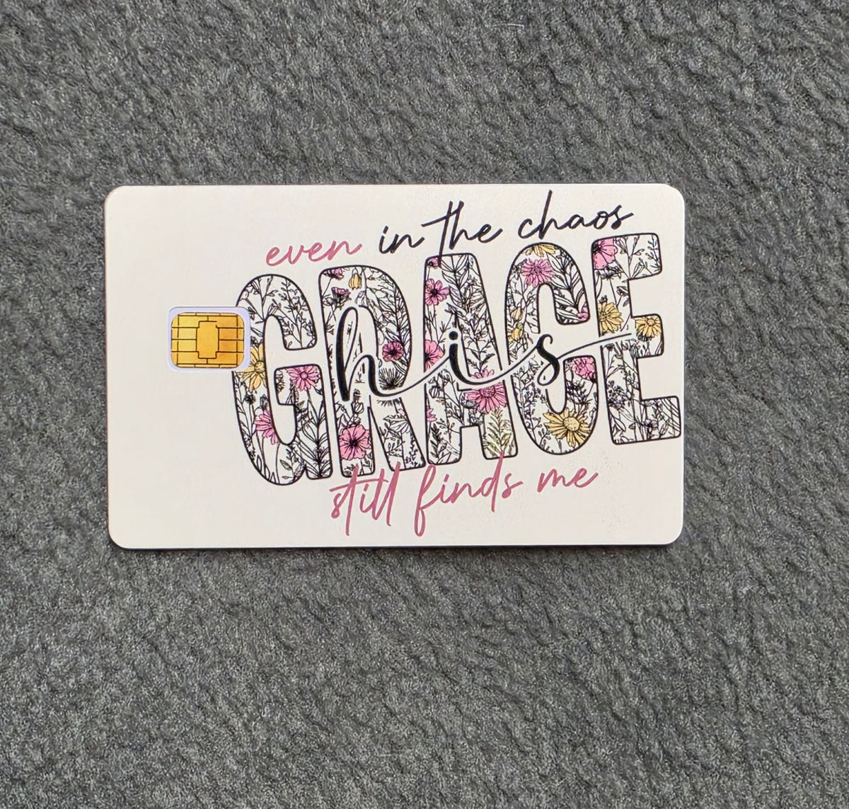 His Grace #219 Card Protector Sticker, Overlay, Decorative Only