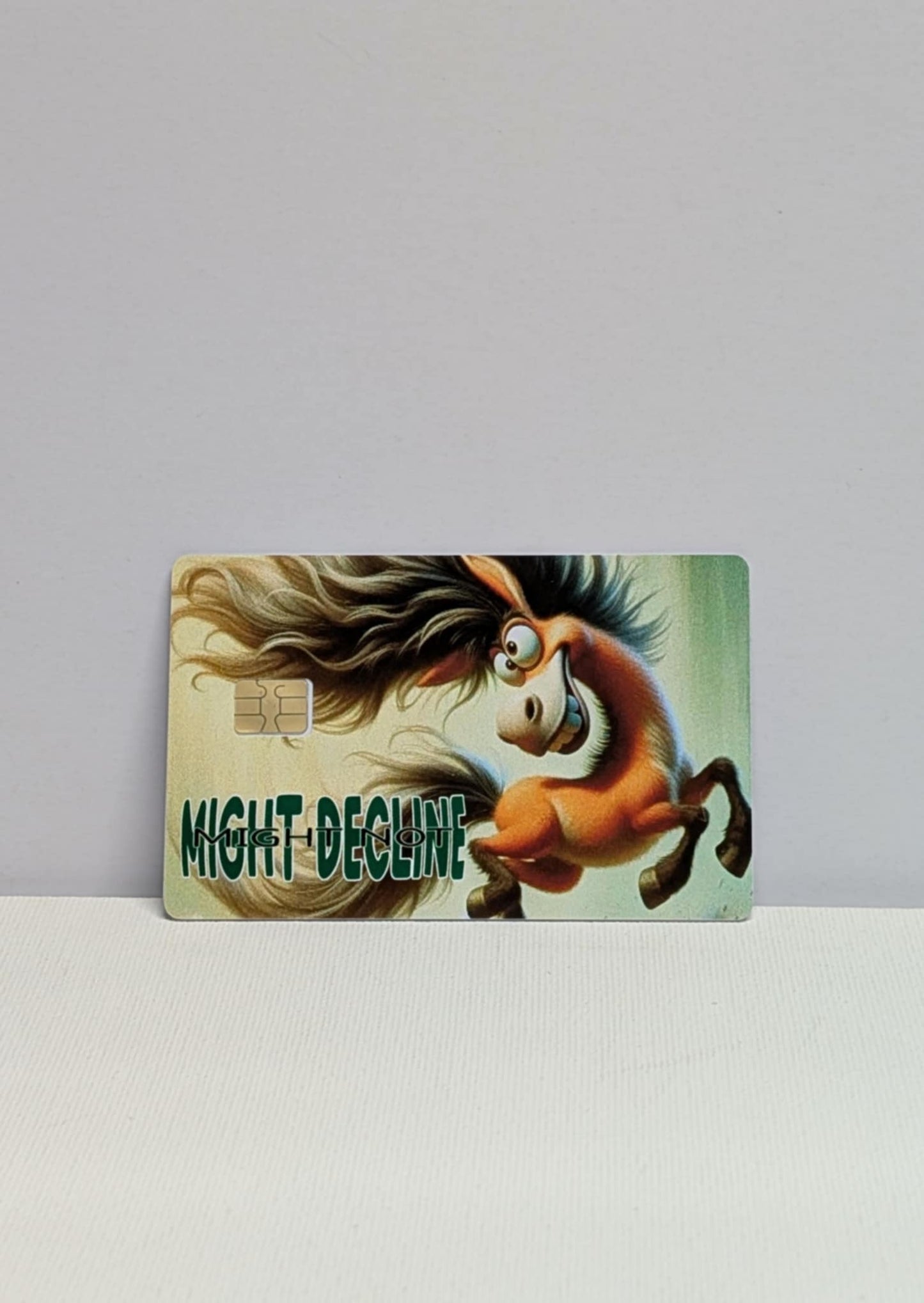 Bullseye Might Decline Might Not Credit/Debit Card Sticker, Skin, Cover