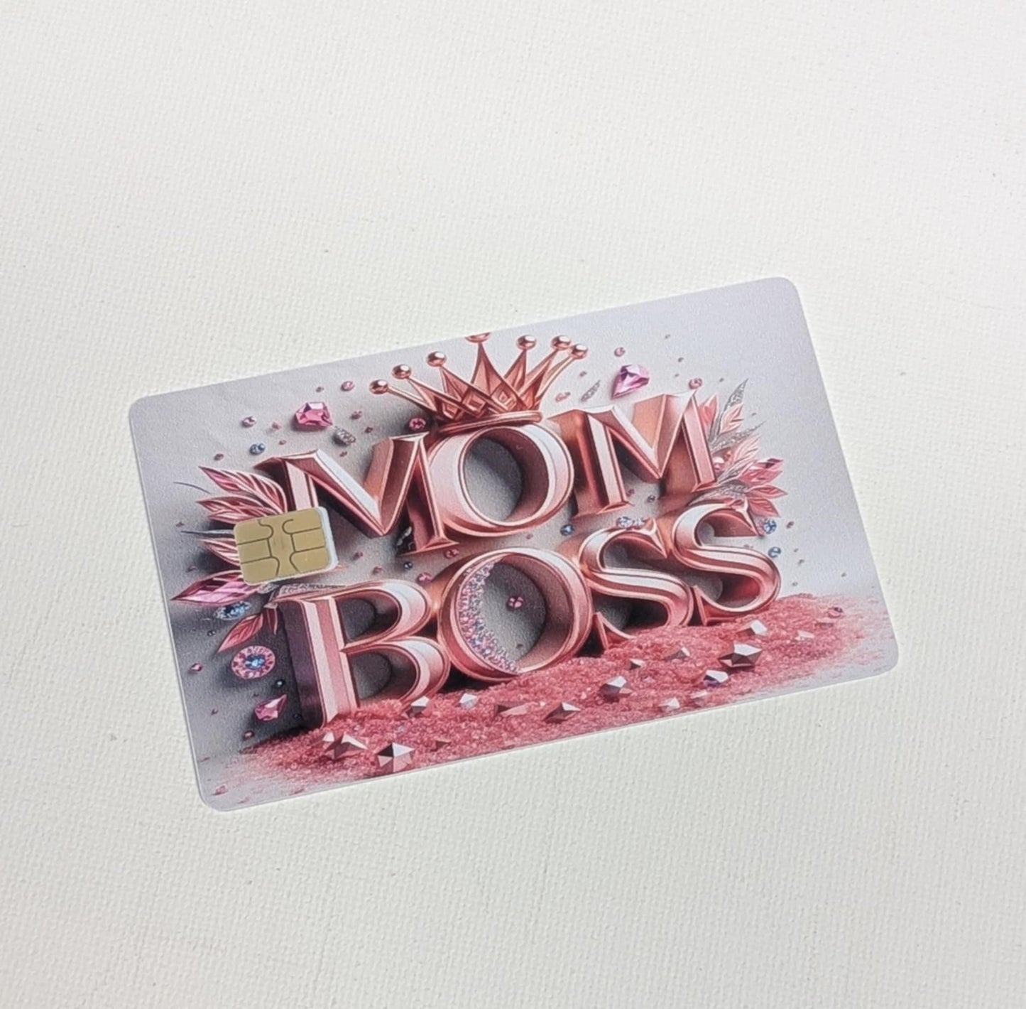 MOM BOSS Credit/Debit Card Sticker, Skin, Cover