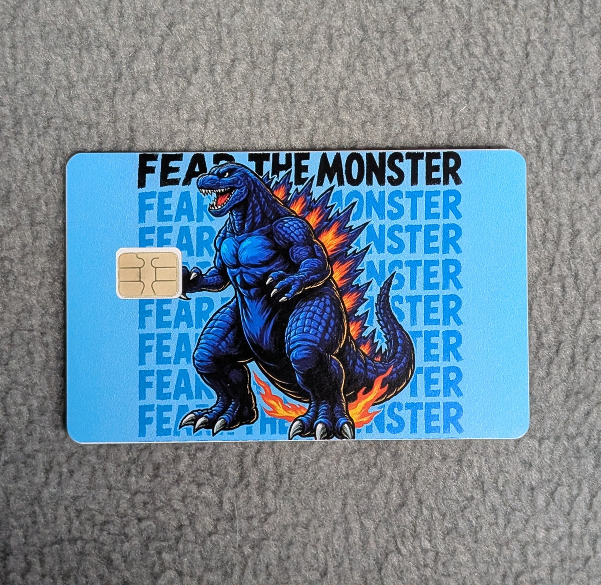 Fear the Monster #311 Card Protector Sticker, Overlay, Decorative Only