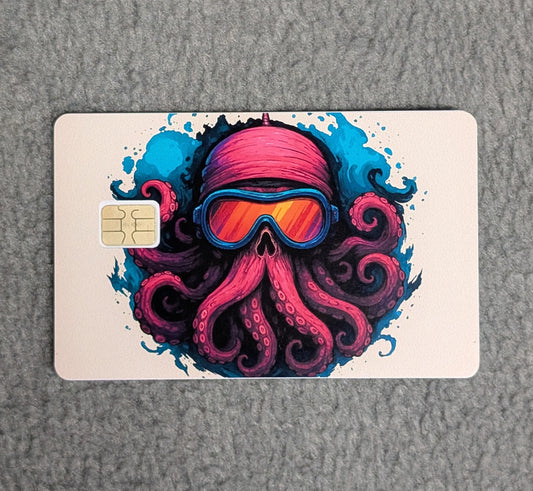 Coolio Octo #318 Card Protector Sticker, Overlay, Decorative Only