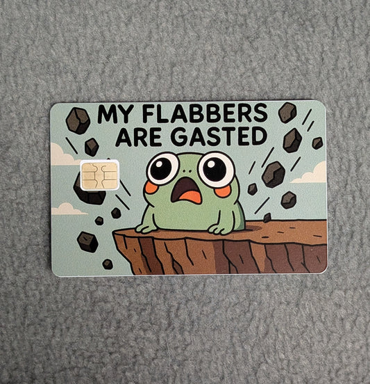 My Flabbers are Gasted #319 Card Protector Sticker, Overlay, Decorative Only