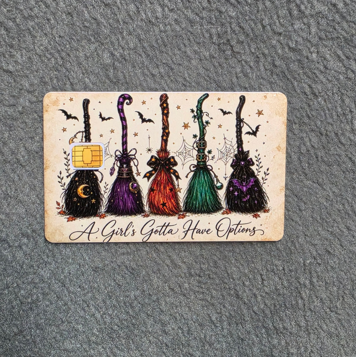 Witch Options #322 Card Protector Sticker, Overlay, Decorative Only