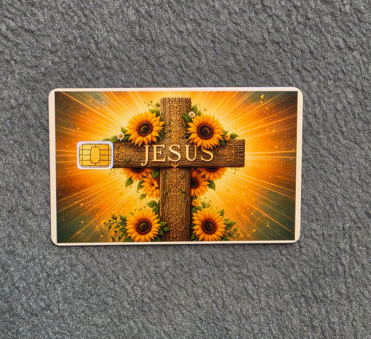 Jesus #328 Card Protector Sticker, Overlay, Decorative Only