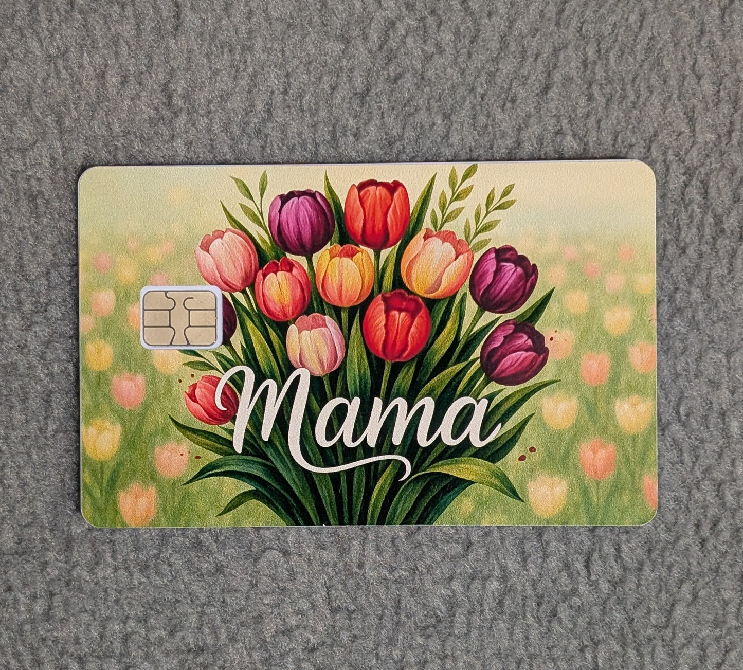 Mama Flowers #336 Card Protector Sticker, Overlay, Decorative Only