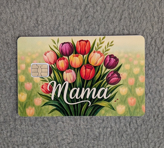 Mama Flowers #336 Card Protector Sticker, Overlay, Decorative Only